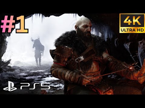 GOD OF WAR PS5 GAMEPLAY Walkthrough Part 1 [4k 120FPS] - No Commentary