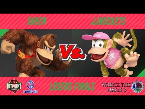 Wreck the Halls 3 LF - Sheen (Donkey Kong, Bayonetta, Luigi) vs JJROCKETS (Diddy Kong)