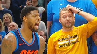 Paul George SHUTS UP BOOING CROWD In Return to Indiana with Clutch Free Throws (Silences Crowd)