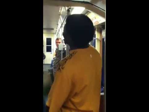 Guy Raps on Trolley