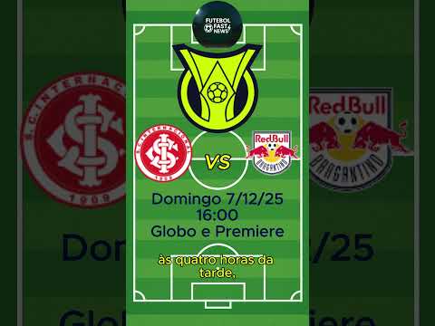 Internacional e Bragantino Brasileirão #futebol #brasileirão #internacional #bragantino