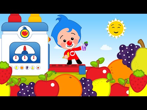 ¡Jugos de Colores! Máquina de Jugos 🍹🌈 Video Educativo | Plim Plim