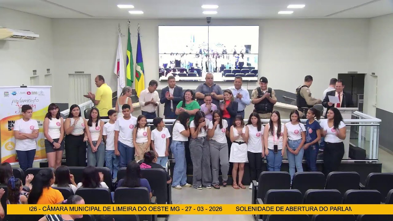 Abertura Parlamento Jovem 2026