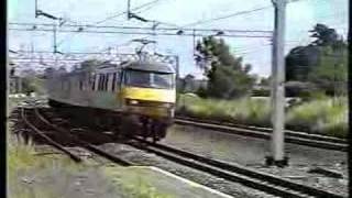 preview picture of video 'Class 92 drag, Norton Bridge 25 July 1997'
