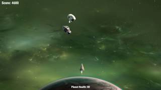 Eye Tracker Space Defender - Gameplay Demo