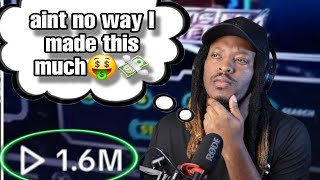 How much money did i make from 1.6 million views on tiktok. (This will surprise you)