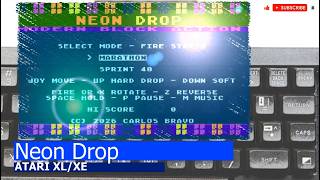 Atari XL/XE -=Neon Drop=-