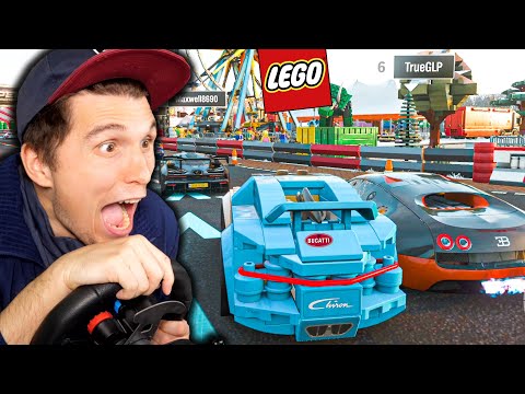 Mein erstes RENNEN mit dem LEGO Bugatti Chiron! | Forza Horizon 4