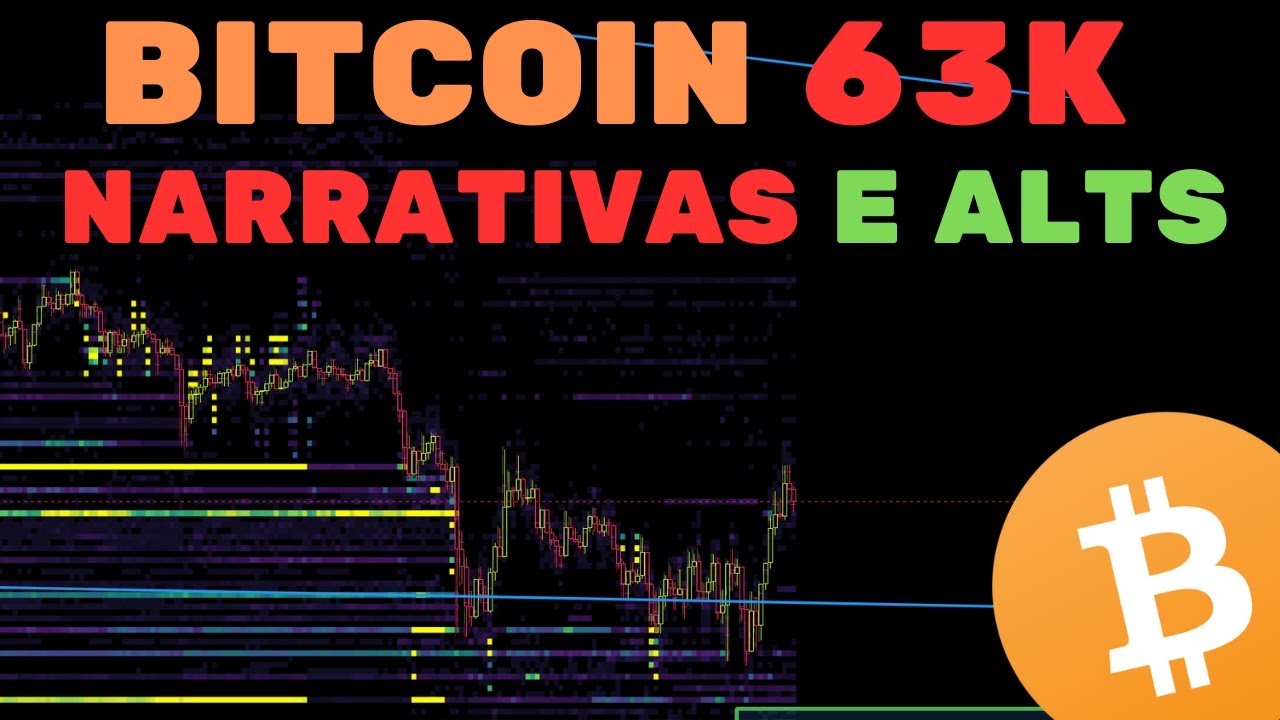 BITCOIN DUMP 63K + AS 3 NARRATIVAS QUE VÃO TE FAZER PERDER DINHEIRO  - Análise Técnica/Sentimento