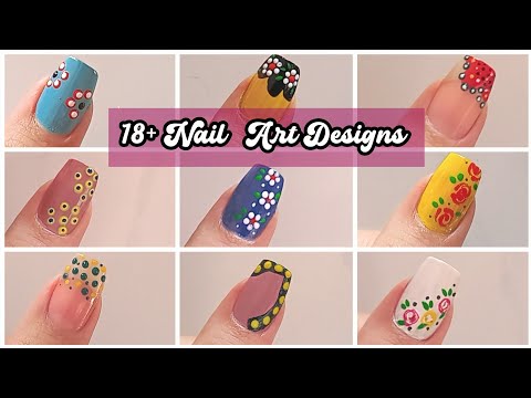 18 +Easy Nail Art Designs For Beginners ♥️😍 Diseños de uñas 2024