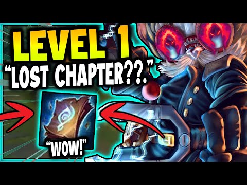 Heimerdinger in Season 11 BUT I BUILD A LOST CHAPTER AT LEVEL 1??- League of Legends