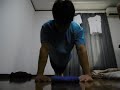 ナロー気味に腕立て200回+30kgフロアプレス 200 Push ups+30kg Floor press