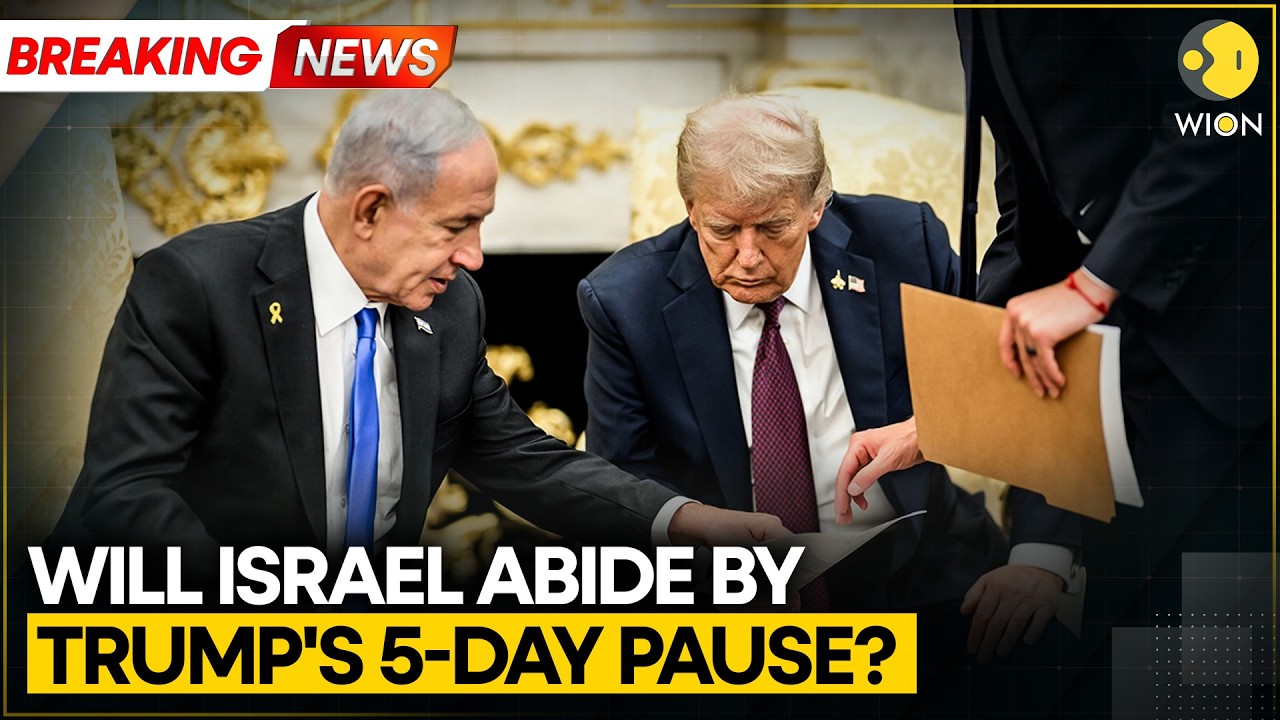 US-Iran Talks: Will Israel Follow Trump’s 5-Day Pause Amid Rising Tensions? | WION BREAKING