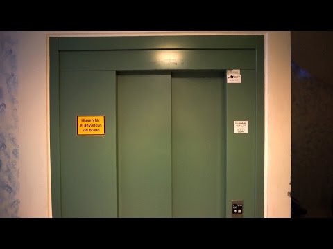 Tour of the 1989 OTIS series 1 roped hydraulic elevators @ Alen, Söderhamn, Sweden