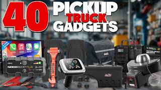 40 EPIC PICKUP TRUCK GADGETS on Amazon You Need NOW! 🛠️