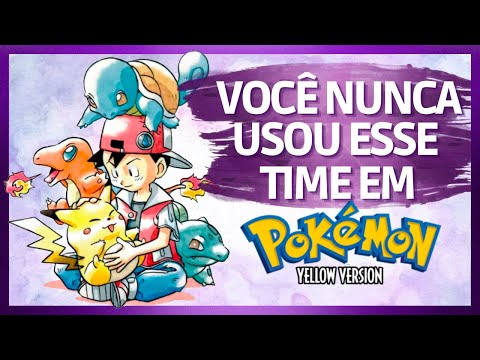 VOCÊ NUNCA USOU ESSE TIME EM POKÉMON YELLOW