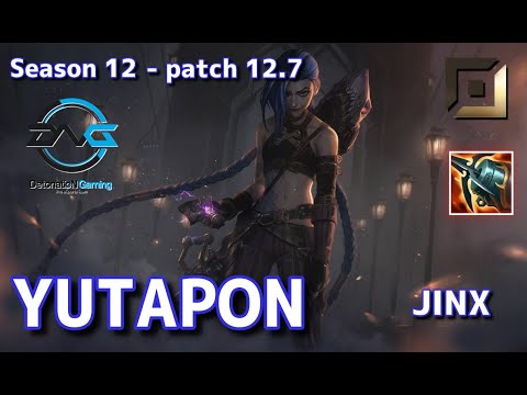【KRサーバー/M1】DFM Yutapon ジンクス(Jinx) VS ジン(Jhin) BOT - Patch12.7 KR Ranked【LoL】