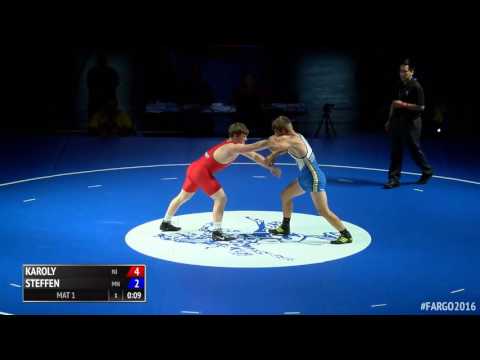 182 f, Ryan Karoly, NJ vs Caden Steffen, MN