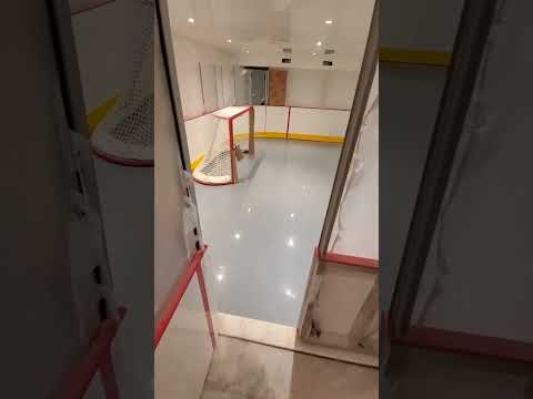 Basement Hockey Rink is UNREAL #shorts