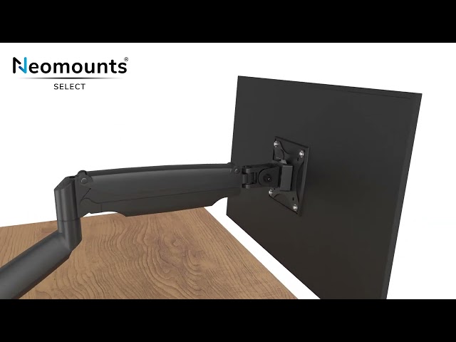 Vidéo teaser pour Neomounts NM-D750BLACK monitor desk mount - full motion