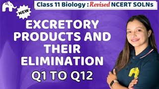 Excretory Products and their Elimination Class 11 Biology | NCERT Solutions Chapter 16 Question 1-12