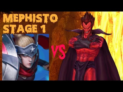 Sharon Rogers VS Mephisto Stage 1 WBL Marvel Future Fight #F2P #MFF