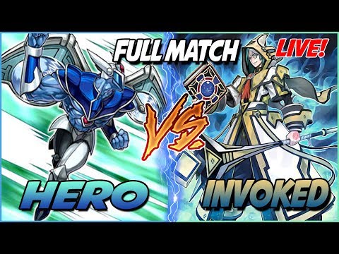 YuGiOh Live Duel: Masked Hero vs Invoked Mekk Knight |NEW Sept 2018 Forbidden List Tier One Decks?|