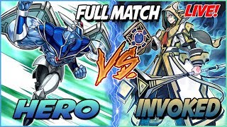 YuGiOh Live Duel: Masked Hero vs Invoked Mekk Knight |NEW Sept 2018 Forbidden List Tier One Decks?|