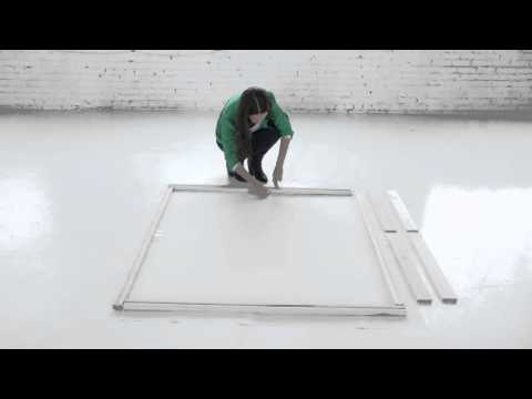 DIY Giant Canvas stretching system