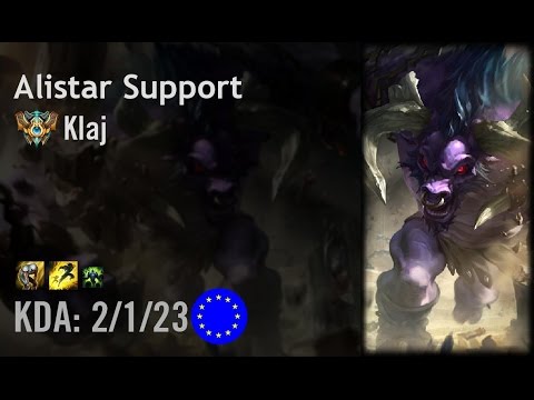 Alistar Support vs Braum - Klaj - EUW Challenger Patch 6.9