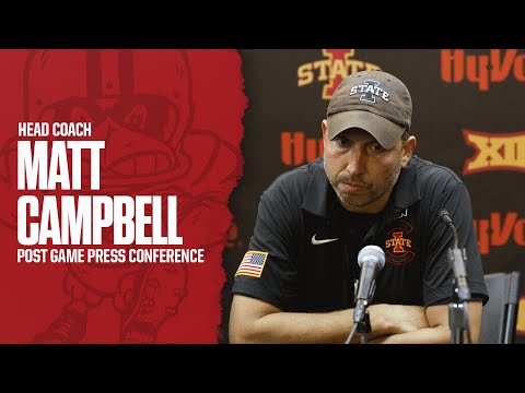 Head Coach Matt Campbell Press Conference | Post TCU