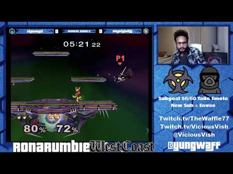 Shroomed (Marth) vs Smashdaddy (Fox) | Rona Rumble: West Coast XIII