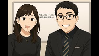 報道ジョネーションライブ！自民党総裁選開票速報を生中継！！　高市早苗氏、小泉進次郎氏、林芳正氏の誰が新総裁に？！？2025/10/4 13:00～ 上念司×真鍋由佳