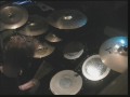 [Rammstein] Schneider drumming "Halt" 