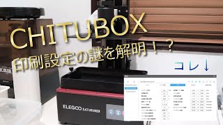 CHITUBOXの印刷設定で入力する数値はプリンターのどこの動き影響しているのか？の画像