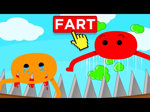 Completing IMPOSSIBLE 2-Player Levels in Pikuniku!