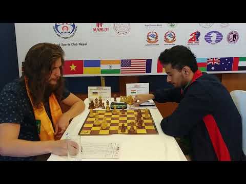 Final Moments: GM Tarlev Konstantin vs. IM Himal Gusain | Kathmandu Open 2018 Round 9