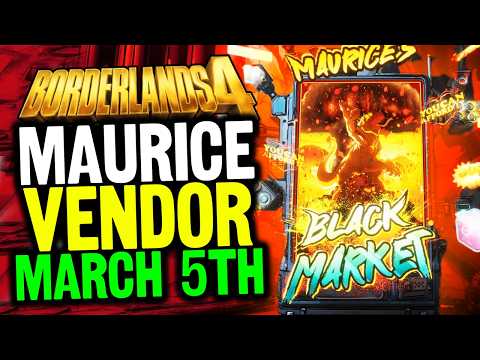 Maurices BLACK MARKET Vendor Guide - March 5th 2026 (Borderlands 4 Guide)