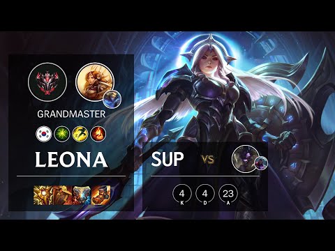 Leona Support vs Alistar - KR Grandmaster Patch 11.6