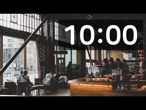 10 Minute Countdown Timer with Relaxing Jazz Music for a Break | 10분 타이머 + 편안한 재즈음악 힐링타임 쉬는 시간 카운트다운