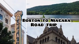 United States 🇺🇸 Travel Vlog|| Road Trip from Boston to Niagara New York City