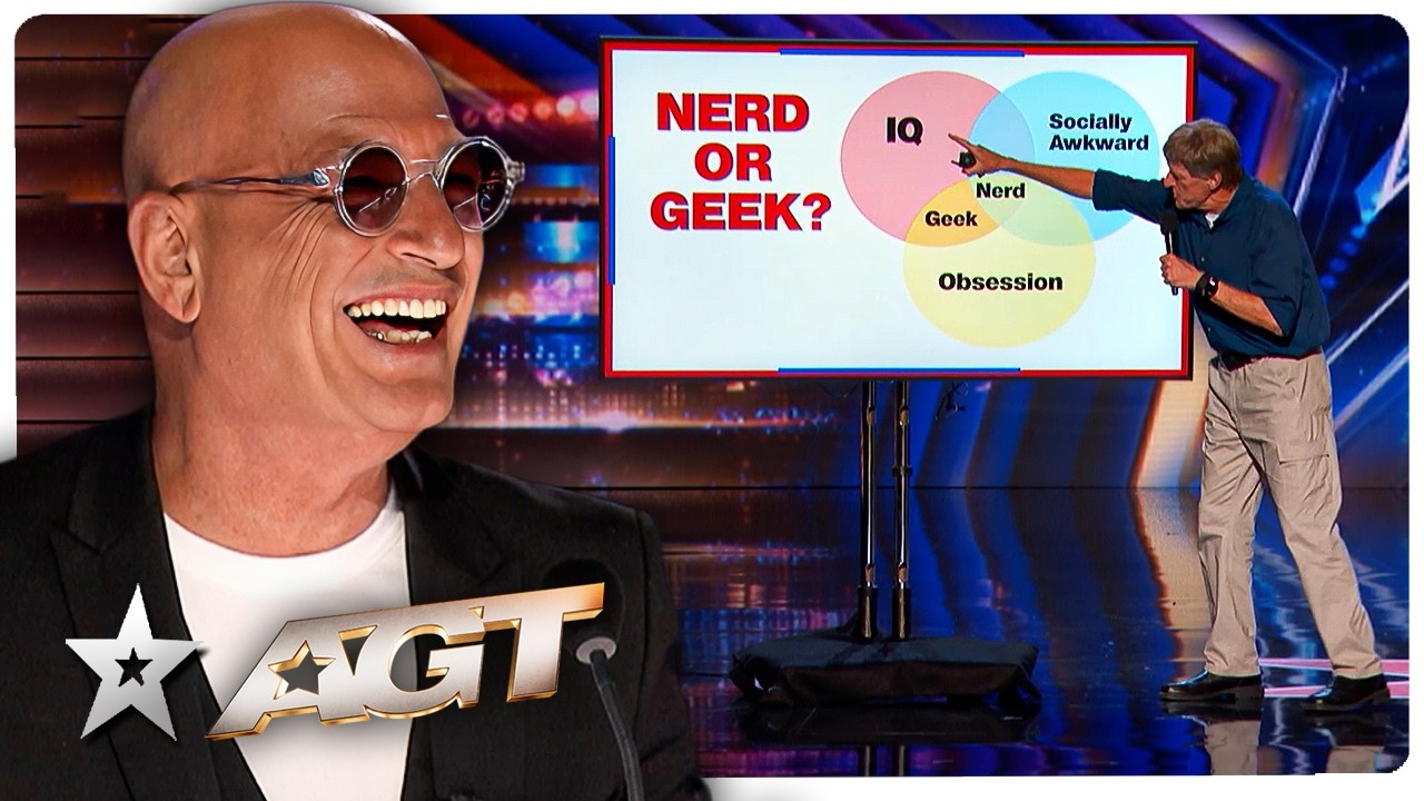 Comedy & Venn Diagrams?! 🤣 Hilarious Audition Surprises The Judges on America's Got Talent!