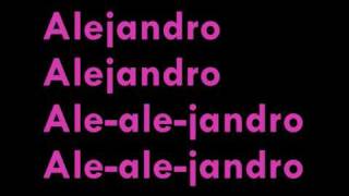 Lady Gaga - Alejandro DEMO VERSION FULL HQ LYRICS