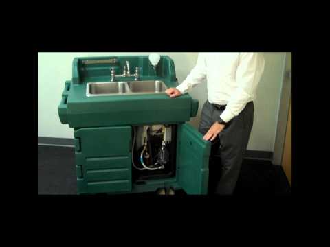 Cambro KSC402186 Camkiosk® Hand Sink Cart, with 2 Compartment Sink 9 image