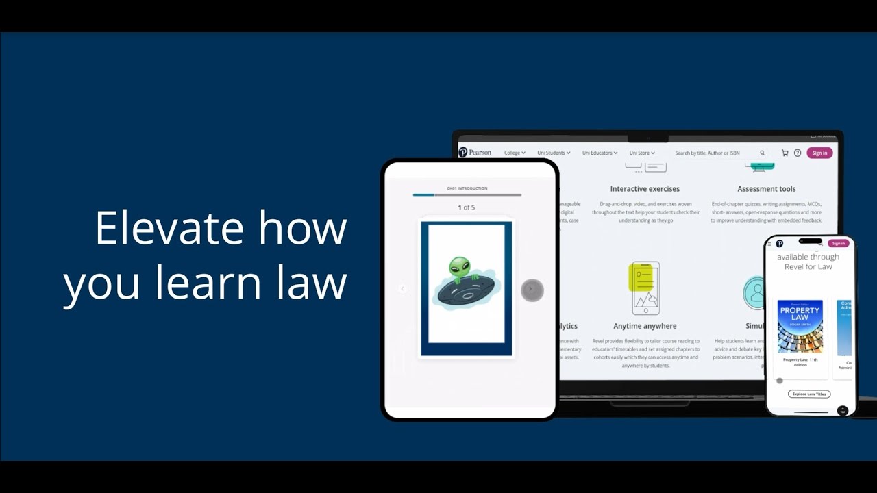 Revel for Law: Enhance Legal Learning with MCQs, Simulations & More