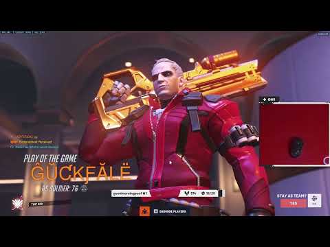 27K DMG! POTG! Gale Dominating as Soldier 76 in Overwatch 2 Season 6