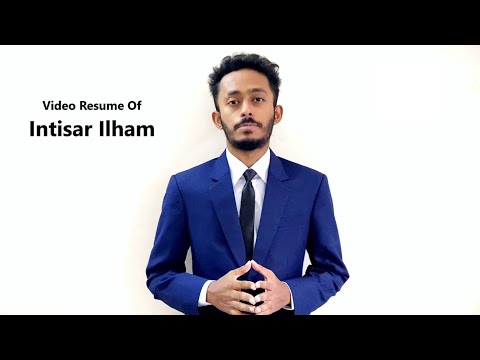 Intisar Ilham | SWE | DIU | Video Resume