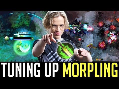 Topson tuning up his MORPHLING for DPC 2021 DOTA 2