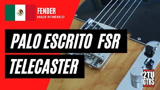 Video thumbnail for Fender Palo Escrito Telecaster FSR 2007 Natural by 2tu Guitars