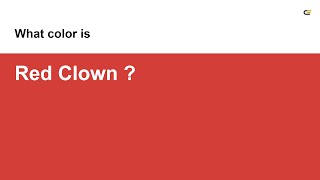 Red Clown color #d43e38 hex color - Red color - Cool color d43e38